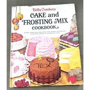 Betty Crocker Cake & Frosting Mix Cookbook 1966 First Edition Vintage Baking